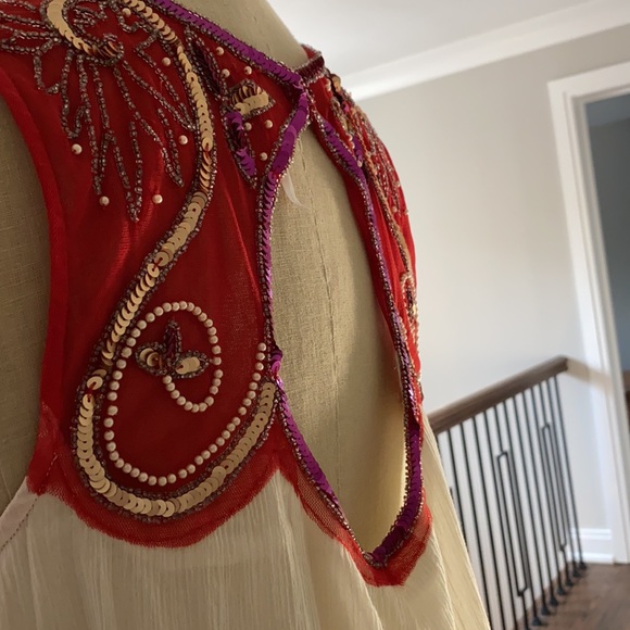 Free People sequin & beaded tunic S - Picture 3 of 3